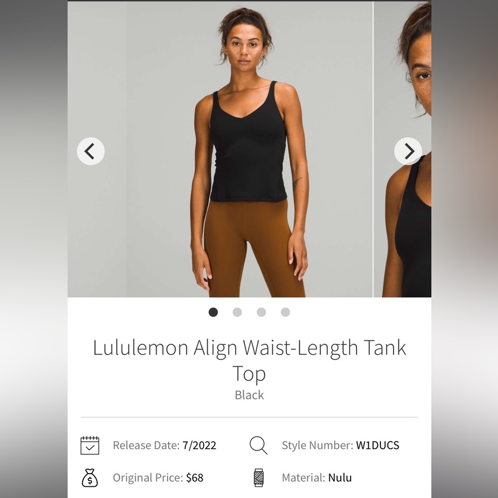 Lululemon Align Waist-Length Tank Top